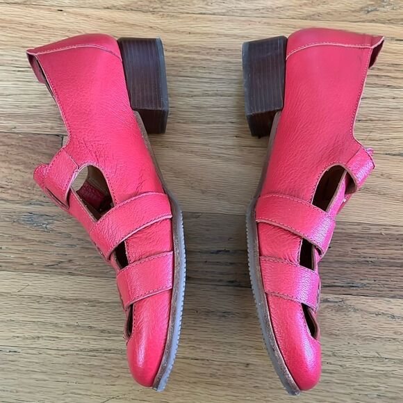 Chie Mihara Salou zine fisherman block heel sandal pump mosto pink size 39 - Picture 7 of 12